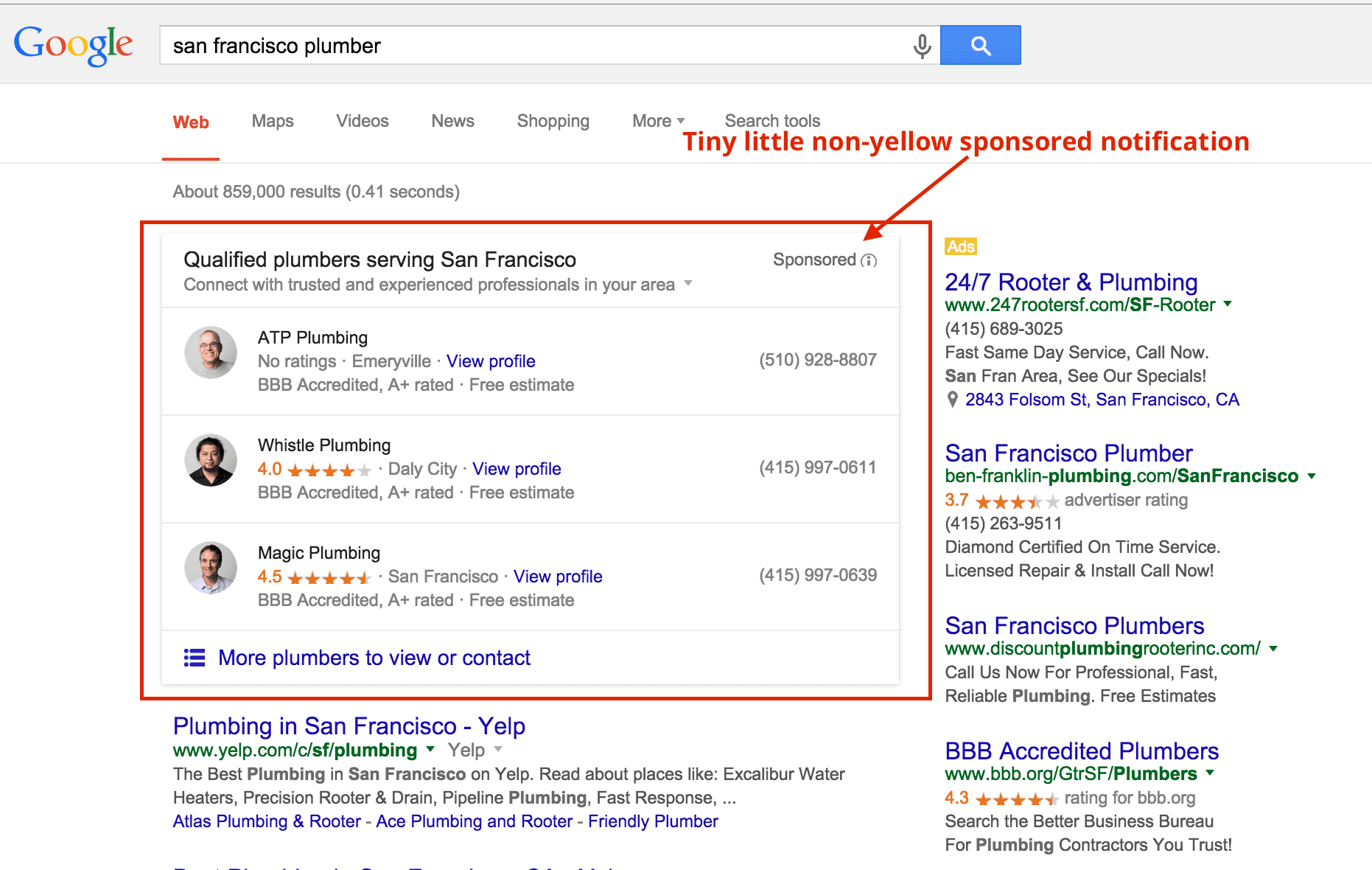 Google local services
