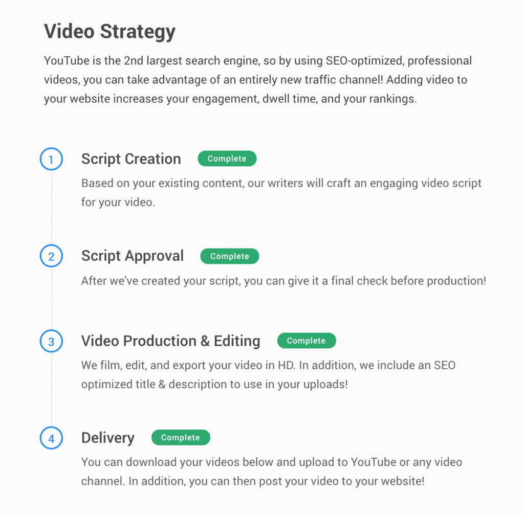 SEO strategy reporting