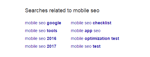 Related Searches Google