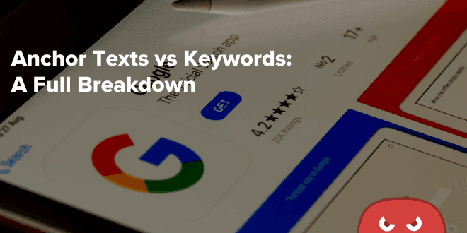anchor text vs keywords