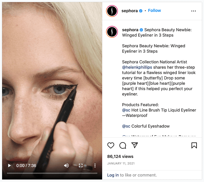 Sephora makeup tutorial