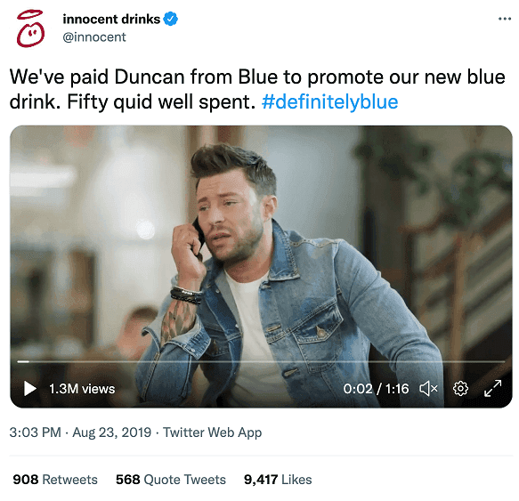 Innocent Drinks new drink campaign