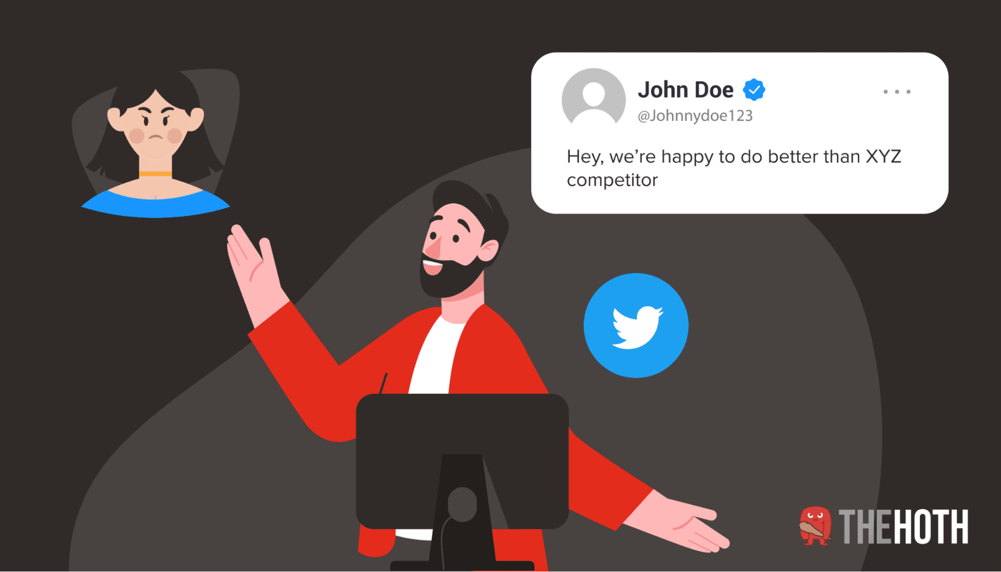 Getting a dissatisfied customer from a competitor