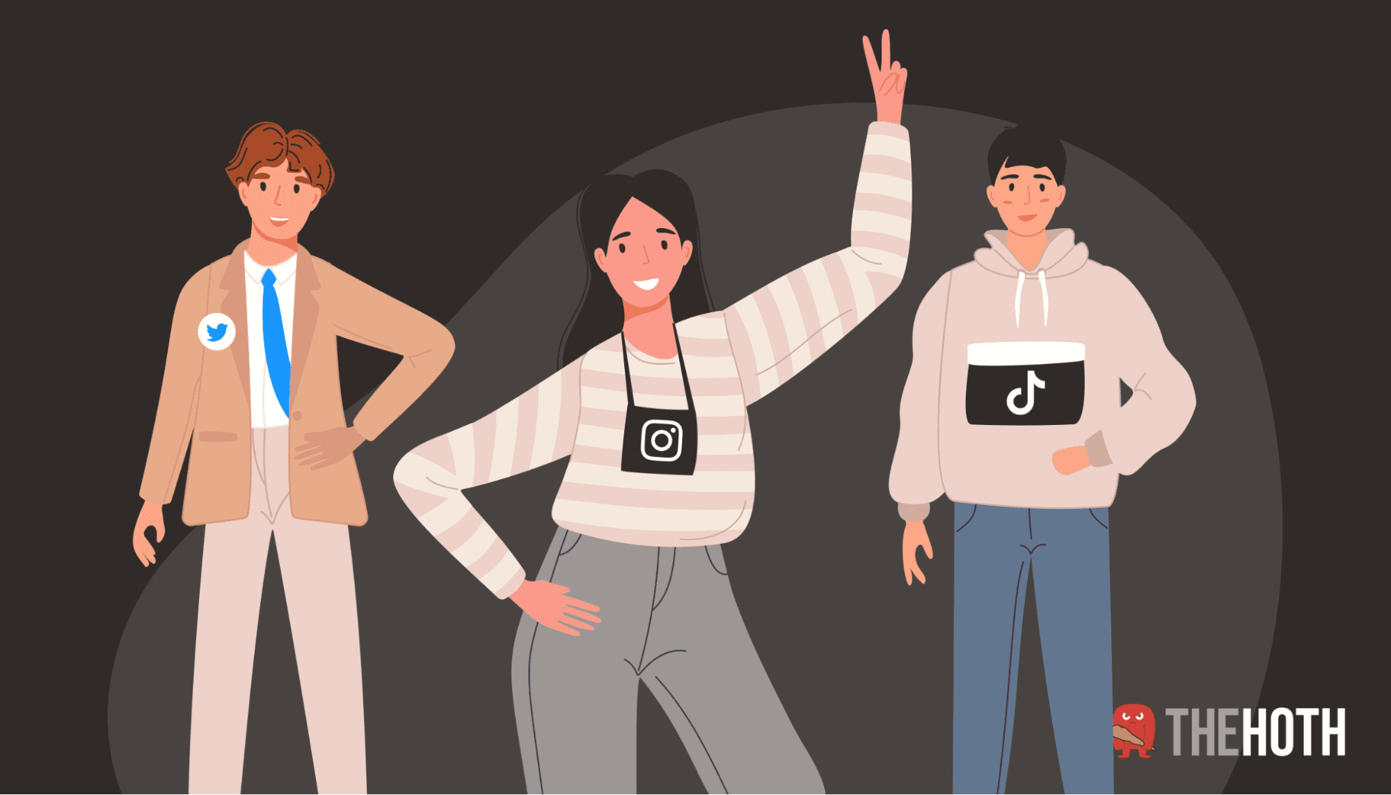 Social media platform logos