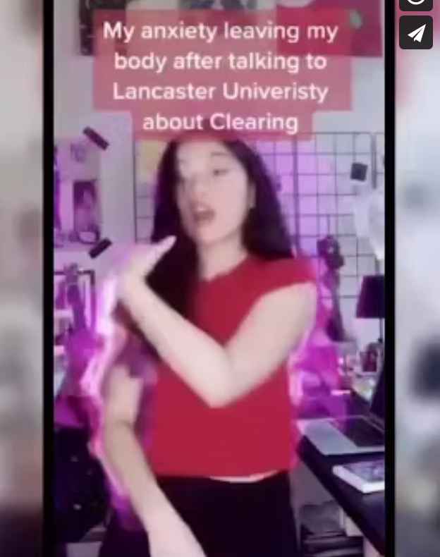 Example of an in-feed ad by Lancaster University