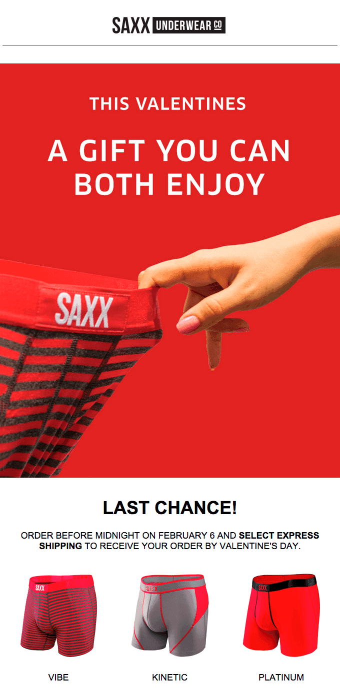 Last chance email example