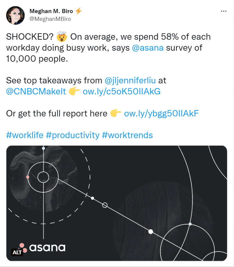 Curated content example