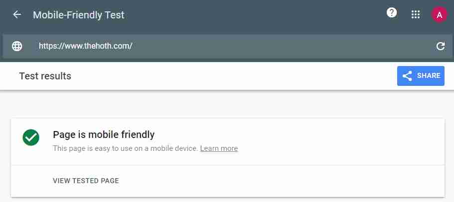 Google has a free tool to check how mobile-friendly your web page is