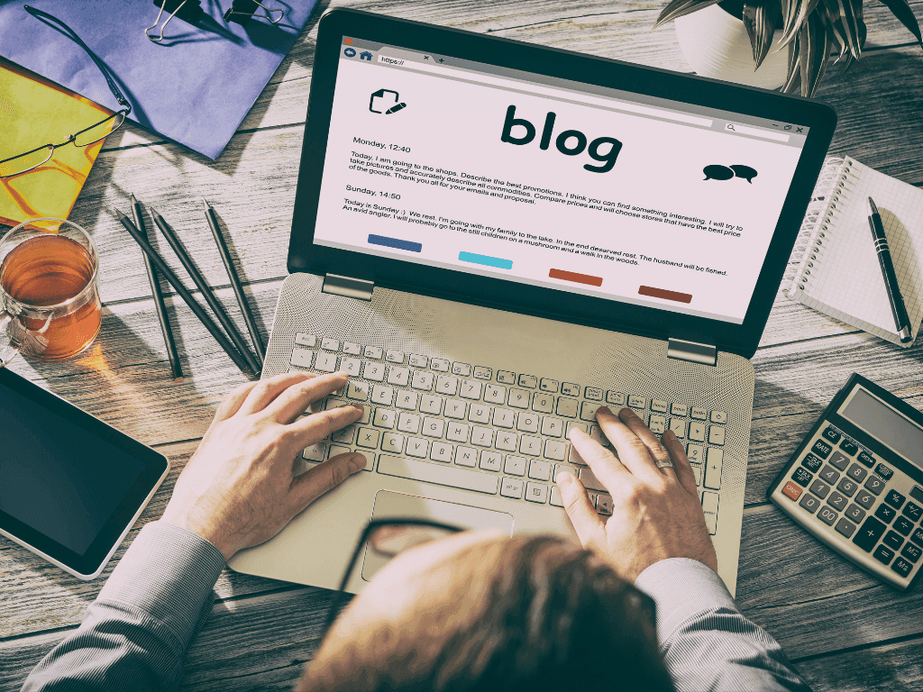 image of a content writer