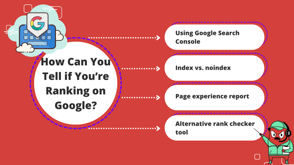 infographic on How can you know if you're ranking on Google