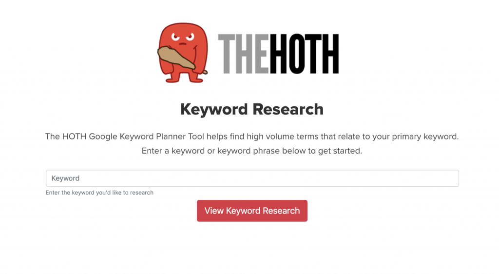 google keyword research tool free
