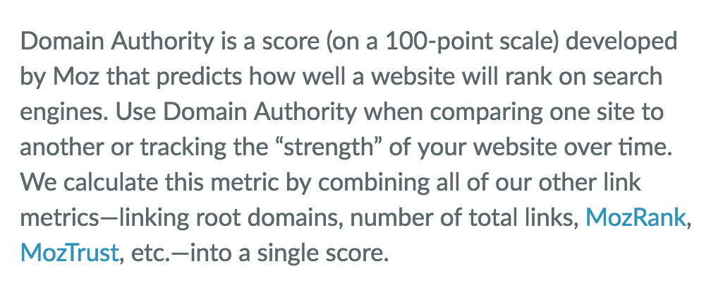 Domain Authority