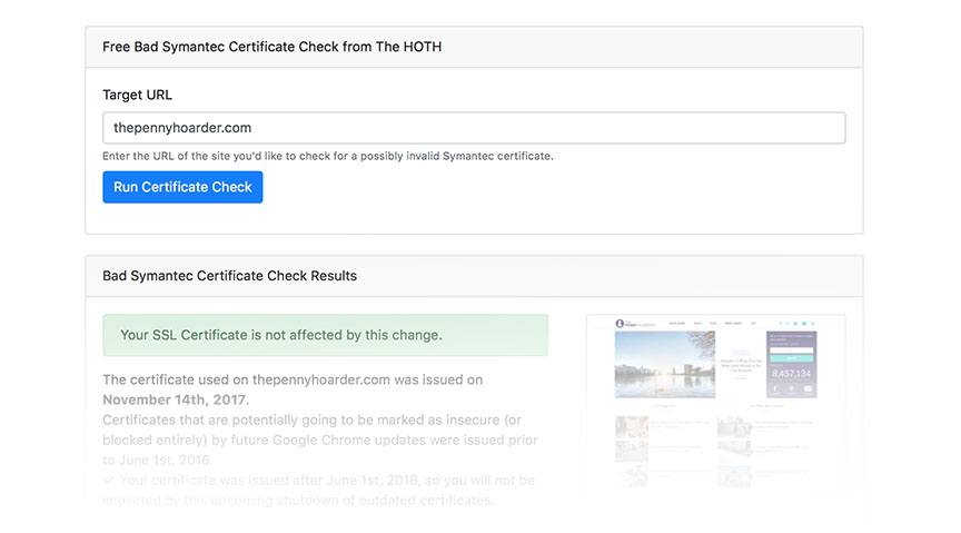 Image showing how thehoth's seo audit tool checks on page SEO audit and seo score