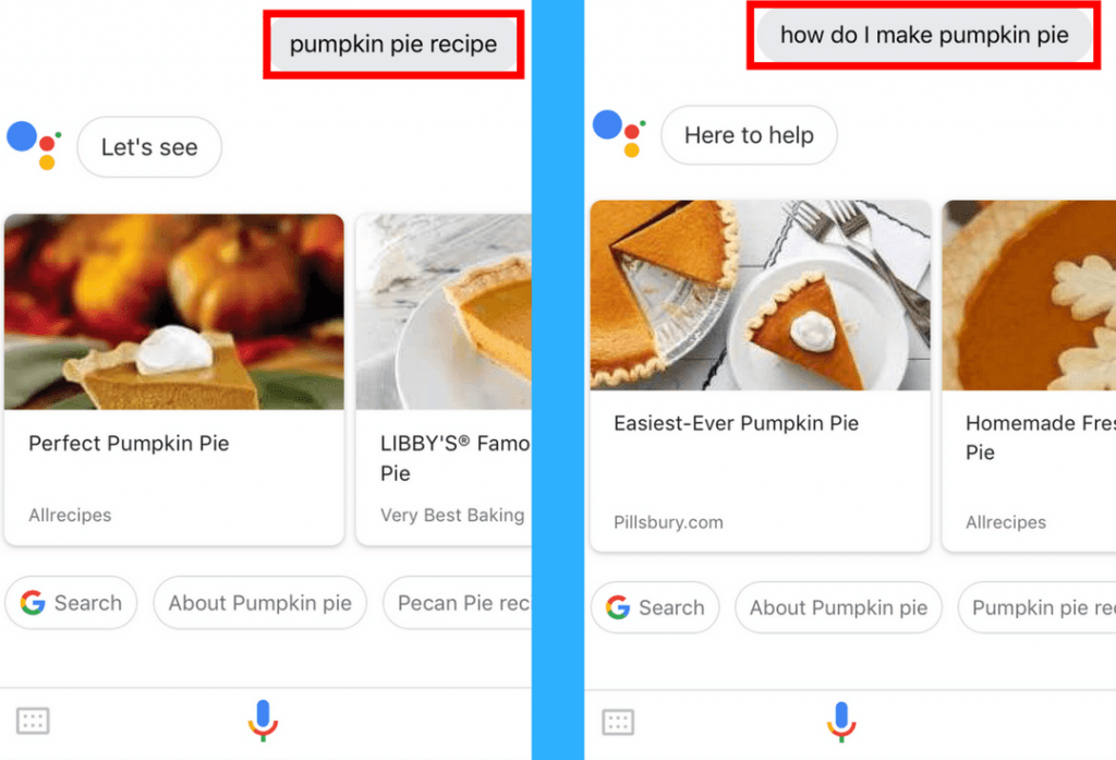 pumpkin pie recipe results