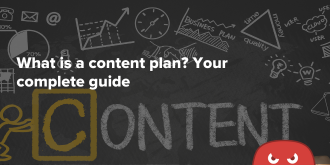 What is a content plan featured image