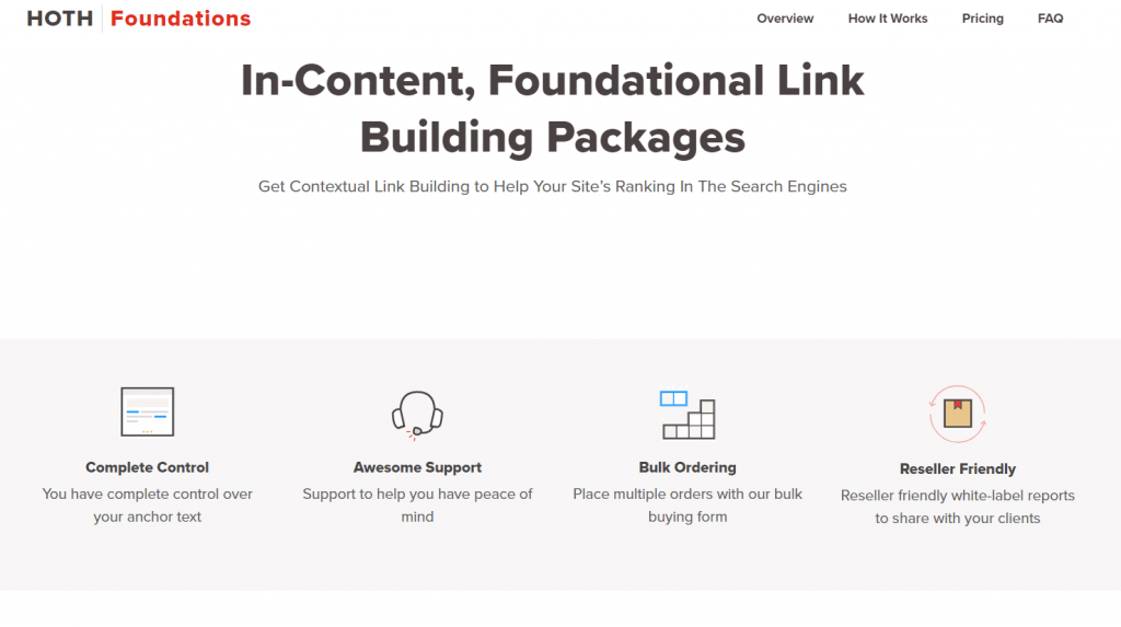 The HOTH link building packages