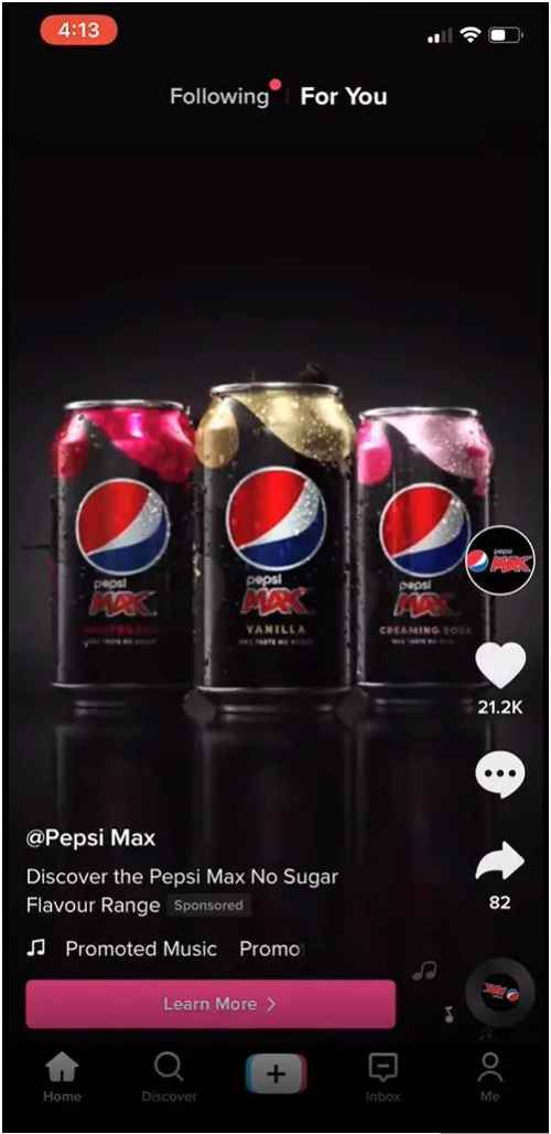 Example of a brand takeover by Pepsi