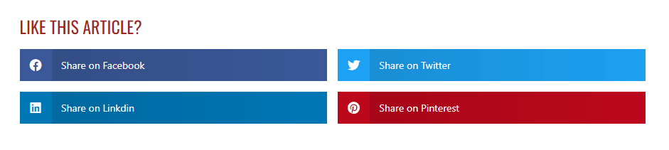 use social sharing buttons for effortless content sharing.