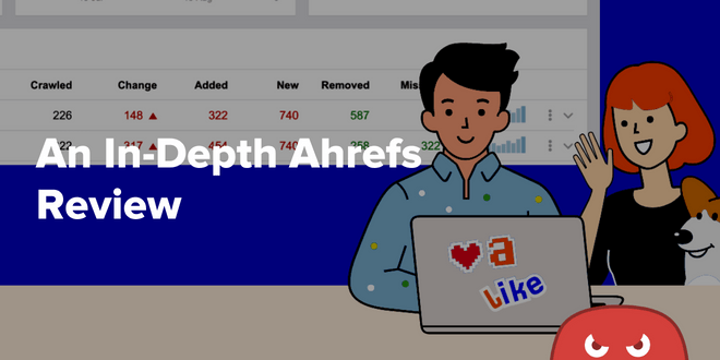 Image of 2 people using Ahrefs