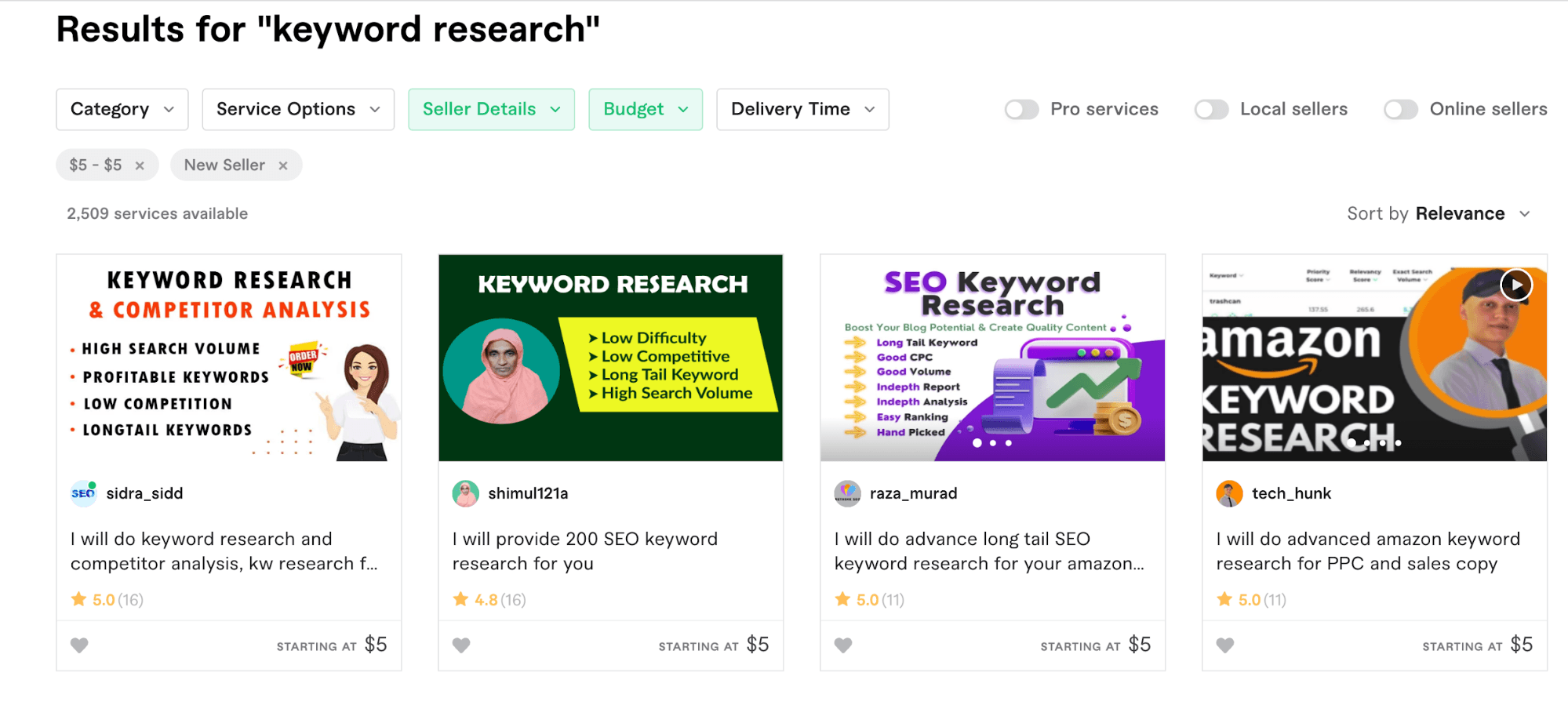 Image of Search Results for keyword research