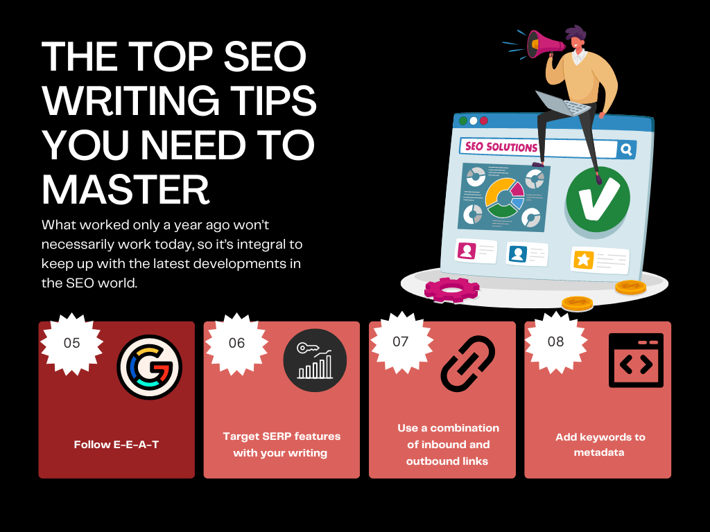 Infographic on The Top SEO Writing Tips You Need to Master
