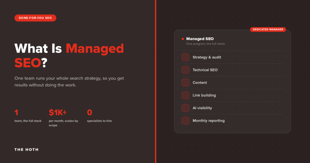 What Is Managed SEO? A Complete Guide (2026)